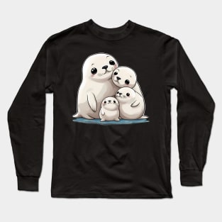 Arctic Seal Family Long Sleeve T-Shirt